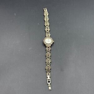 Vintage Sarah Coventry Watch Women's Bracelet Style Silver Tone